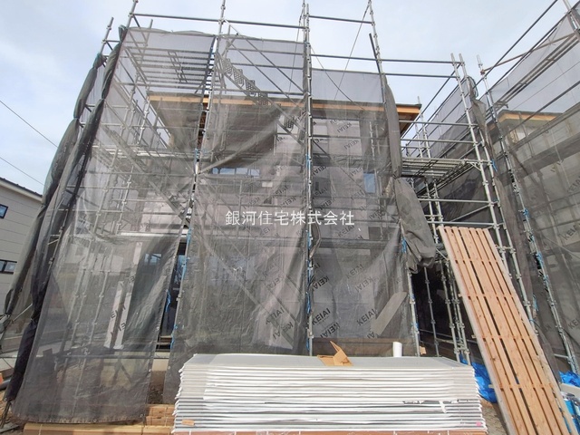 G00385544 千葉県市川市北方町４丁目 新築一戸建て 5688万円 土地面積150.39m² (約45.49坪) 建物面積110.04m² (約33.28坪) 間取り４ＬＤＫ 築年月2026年03月【外観4】