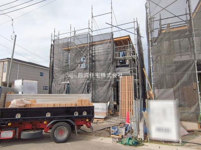 G00385544 千葉県市川市北方町４丁目 新築一戸建て 5688万円 土地面積150.39m² (約45.49坪) 建物面積110.04m² (約33.28坪) 間取り４ＬＤＫ 築年月2026年03月【外観5】