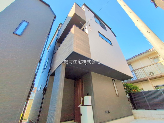 G00385588 神奈川県川崎市高津区明津 新築一戸建て 5880万円 土地面積70.41m² (約21.29坪) 建物面積101.41m² (約30.67坪) 間取り３ＳＬＤＫ 築年月2025年12月(築１年以内)【外観6】