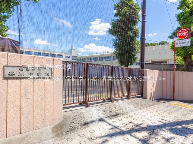 G00385595 神奈川県横浜市青葉区つつじが丘 中古マンション 6199万円 専有面積75.94m² (約22.97坪) 間取り３ＬＤＫ 所在階2階 築年月1999年09月(築26年)【周辺環境】横浜市立谷本中学校