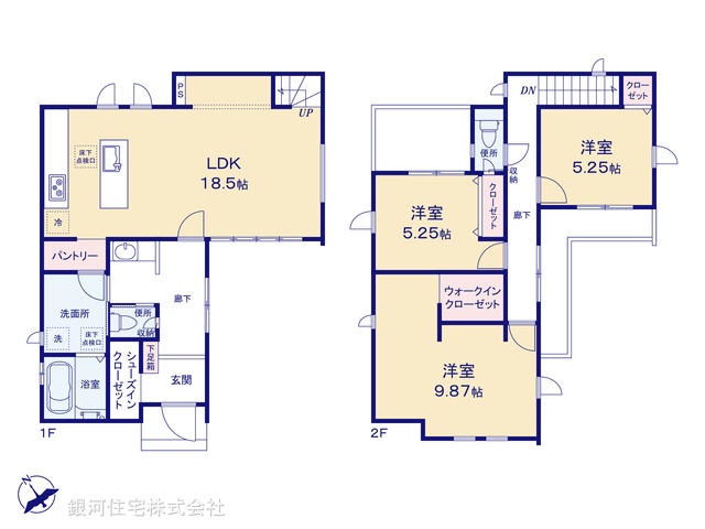 G00385622 埼玉県入間市扇台６丁目 新築一戸建て 4280万円【間取図】