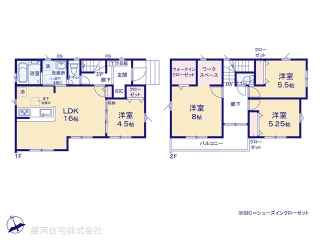 G00385633 埼玉県狭山市柏原 新築一戸建て 3380万円【間取図】