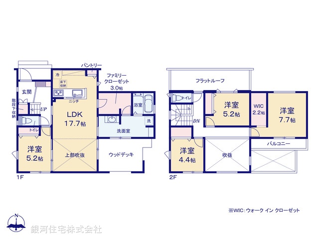 G00385691 千葉県木更津市羽鳥野５丁目 新築一戸建て 4180万円【間取図】
