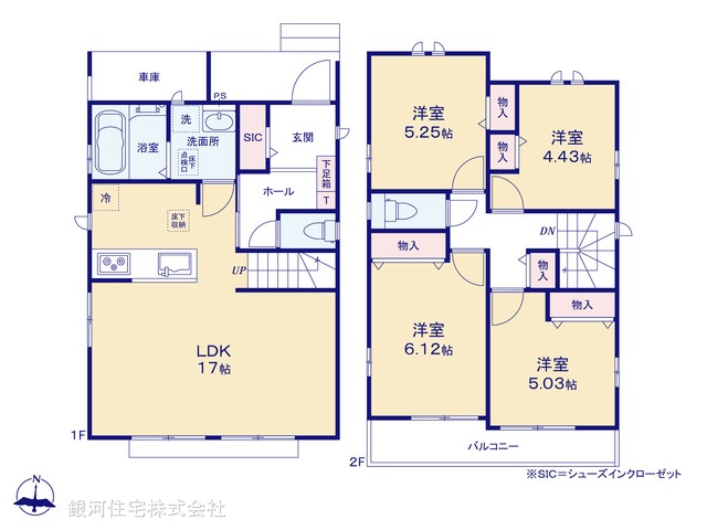 G00385823 埼玉県新座市石神４丁目 新築一戸建て 3690万円【間取図】