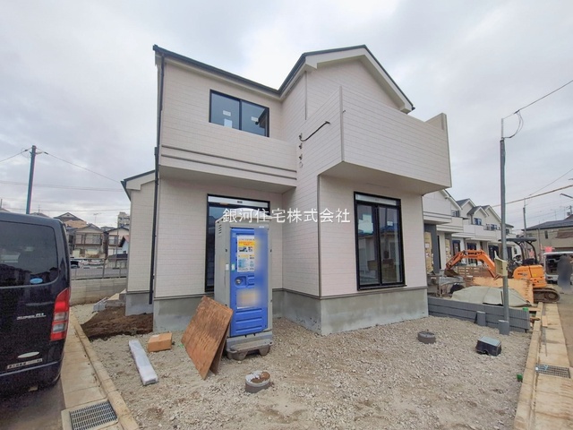 G00385826 埼玉県新座市石神４丁目 新築一戸建て 4490万円 土地面積102.04m² (約30.86坪) 建物面積92.27m² (約27.91坪) 間取り４ＬＤＫ 築年月2026年01月【外観4】