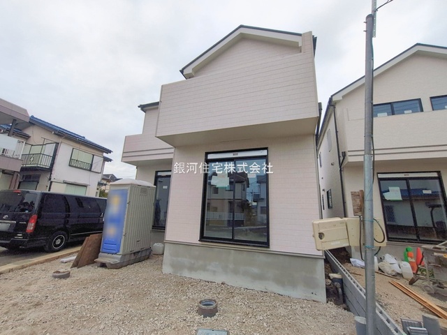 G00385826 埼玉県新座市石神４丁目 新築一戸建て 4490万円 土地面積102.04m² (約30.86坪) 建物面積92.27m² (約27.91坪) 間取り４ＬＤＫ 築年月2026年01月【外観5】