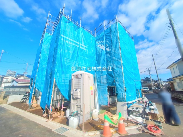 G00385826 埼玉県新座市石神４丁目 新築一戸建て 4490万円 土地面積102.04m² (約30.86坪) 建物面積92.27m² (約27.91坪) 間取り４ＬＤＫ 築年月2026年01月【外観8】