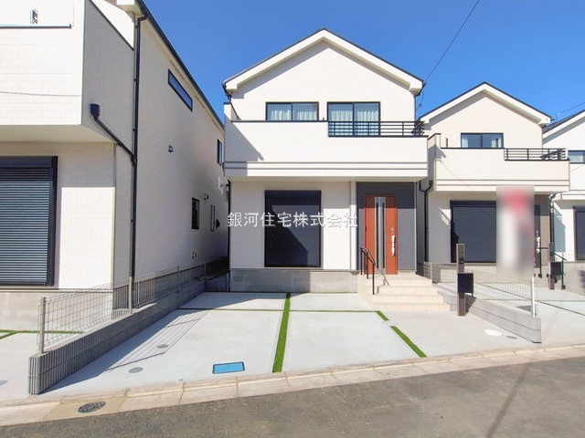 G00385827 埼玉県新座市石神４丁目 新築一戸建て 4190万円 土地面積102.03m² (約30.86坪) 建物面積90.10m² (約27.25坪) 間取り４ＬＤＫ 築年月2026年01月【外観2】