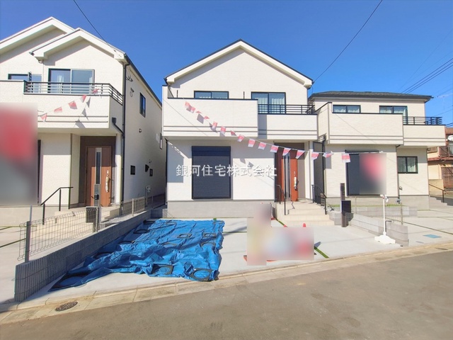 G00385831 埼玉県新座市石神４丁目 新築一戸建て 4290万円 土地面積103.01m² (約31.16坪) 建物面積93.57m² (約28.30坪) 間取り４ＬＤＫ 築年月2026年01月【外観9】