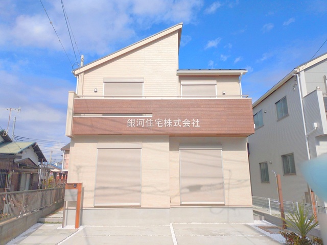 G00385862 神奈川県茅ヶ崎市南湖４丁目 新築一戸建て 6280万円 土地面積133.83m² (約40.48坪) 建物面積98.96m² (約29.93坪) 間取り４ＬＤＫ 築年月2025年11月(築１年以内)【外観14】