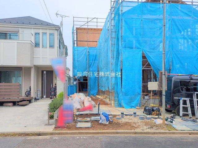 G00385897 神奈川県横浜市緑区東本郷４丁目 新築一戸建て 5490万円 土地面積130.42m² (約39.45坪) 建物面積99.37m² (約30.05坪) 間取り３ＳＬＤＫ 築年月2026年01月【外観5】