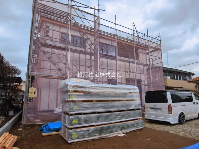 G00385929 埼玉県幸手市大字千塚 新築一戸建て 2780万円 土地面積170.92m² (約51.70坪) 建物面積112.62m² (約34.06坪) 間取り４ＬＤＫ 築年月2026年03月【外観2】