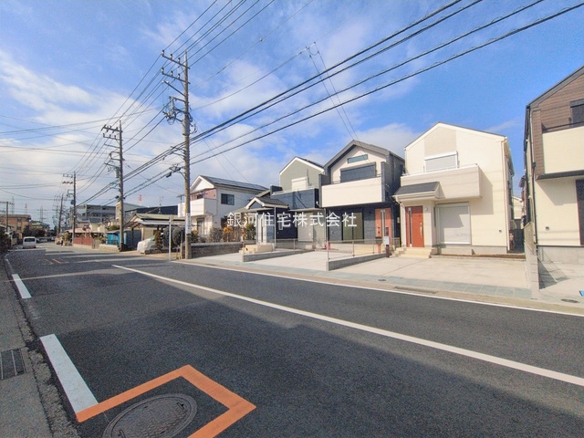 G00385981 神奈川県茅ヶ崎市香川４丁目 新築一戸建て 4298万円 土地面積121.43m² (約36.73坪) 建物面積98.84m² (約29.89坪) 築年月2025年11月(築１年以内)【外観3】