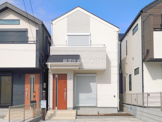 G00385981 神奈川県茅ヶ崎市香川４丁目 新築一戸建て 4298万円 土地面積121.43m² (約36.73坪) 建物面積98.84m² (約29.89坪) 築年月2025年11月(築１年以内)【外観9】