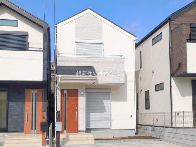 G00385981 神奈川県茅ヶ崎市香川４丁目 新築一戸建て 4298万円 土地面積121.43m² (約36.73坪) 建物面積98.84m² (約29.89坪) 築年月2025年11月(築１年以内)【外観11】