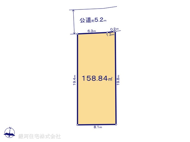 G00386036 神奈川県中郡大磯町西小磯 土地 2750万円【区画図】