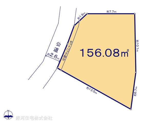 G00386535 神奈川県鎌倉市十二所 土地 3280万円【区画図】