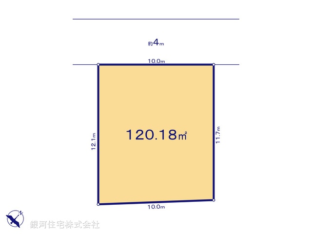 G00386586 埼玉県八潮市大字二丁目 土地 2190万円【区画図】