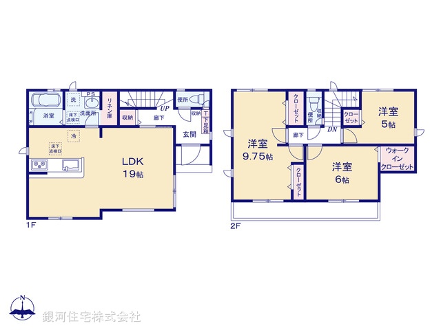 G00386772 東京都八王子市台町１丁目 新築一戸建て 4380万円【間取図】