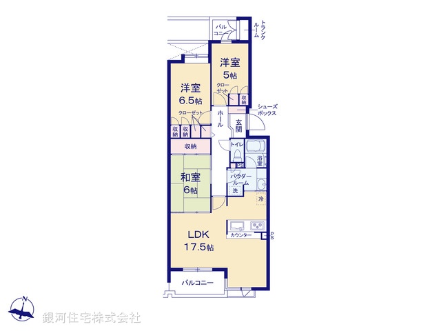 G00386829 神奈川県鎌倉市玉縄４丁目 中古マンション 3100万円【間取図】