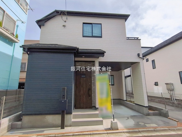 G00386890 東京都江戸川区東小岩１丁目 新築一戸建て 5790万円 土地面積81.21m² (約24.56坪) 建物面積106.20m² (約32.12坪) 間取り３ＳＬＤＫ 築年月2026年01月(築１年以内)【外観2】