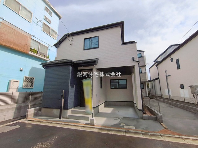 G00386890 東京都江戸川区東小岩１丁目 新築一戸建て 5790万円 土地面積81.21m² (約24.56坪) 建物面積106.20m² (約32.12坪) 間取り３ＳＬＤＫ 築年月2026年01月(築１年以内)【外観9】