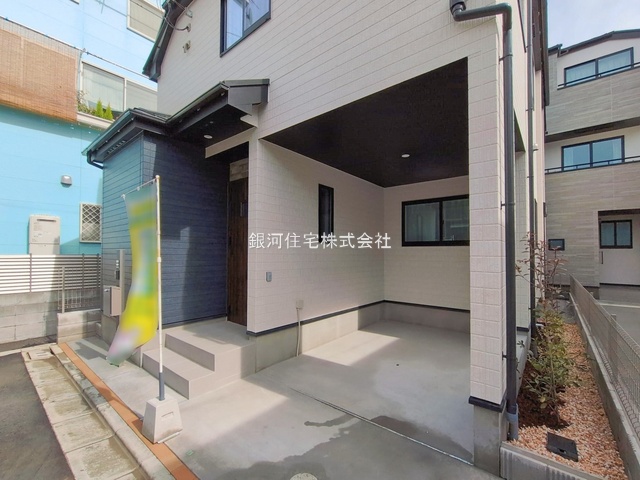 G00386890 東京都江戸川区東小岩１丁目 新築一戸建て 5790万円 土地面積81.21m² (約24.56坪) 建物面積106.20m² (約32.12坪) 間取り３ＳＬＤＫ 築年月2026年01月(築１年以内)【外観12】