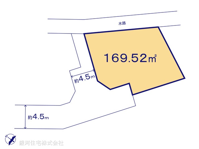 G00386902 神奈川県秦野市西田原 土地 1420万円【区画図】
