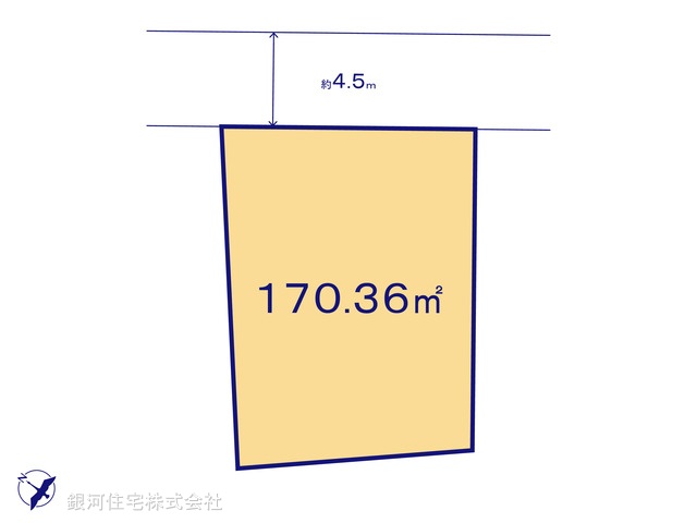 G00386903 神奈川県秦野市西田原 土地 1420万円【区画図】