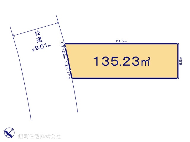 G00386936 東京都町田市小川３丁目 土地 4580万円【区画図】