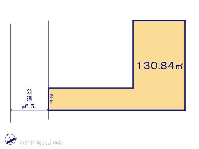 G00387010 神奈川県横浜市港南区丸山台２丁目 土地 4680万円【区画図】