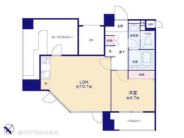 G00387304 東京都文京区春日２丁目 中古マンション 6680万円【間取図】