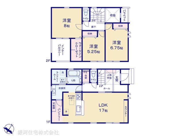 G00387333 埼玉県久喜市南栗橋１丁目 新築一戸建て 3590万円【間取図】