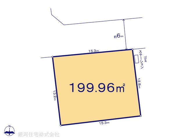 G00387357 千葉県木更津市港南台４丁目 土地 1090万円【区画図】
