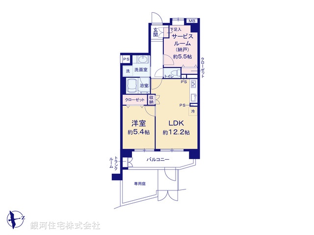 G00387483 東京都板橋区徳丸４丁目 中古マンション 3899万円【間取図】