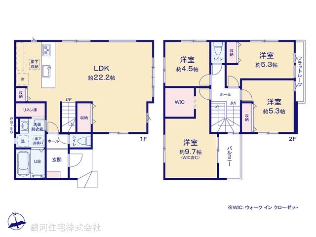 G00388355 埼玉県草加市金明町 新築一戸建て 4399万円【間取図】
