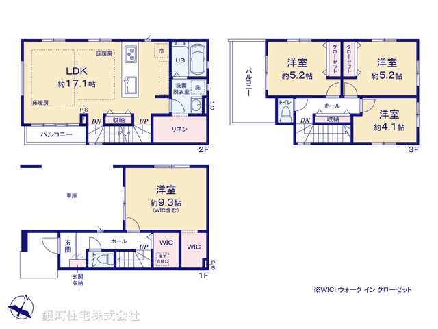 G00388452 埼玉県戸田市笹目４丁目 新築一戸建て 4699万円【間取図】