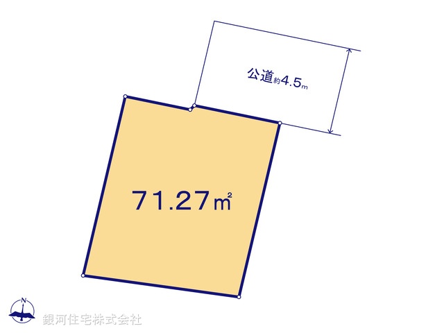 G00388808 神奈川県川崎市川崎区浅田２丁目 土地 3590万円【区画図】