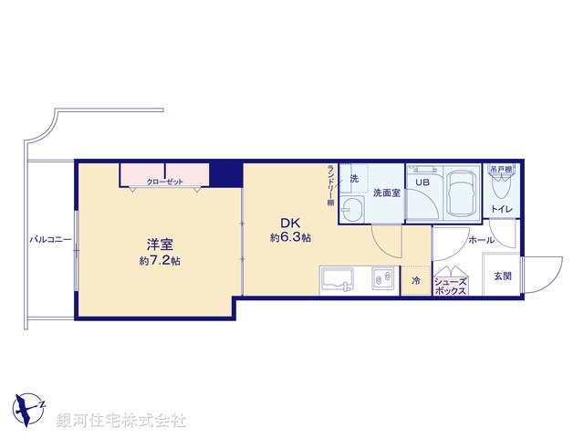 G00389137 東京都足立区千住桜木２丁目 中古マンション 1580万円【間取図】