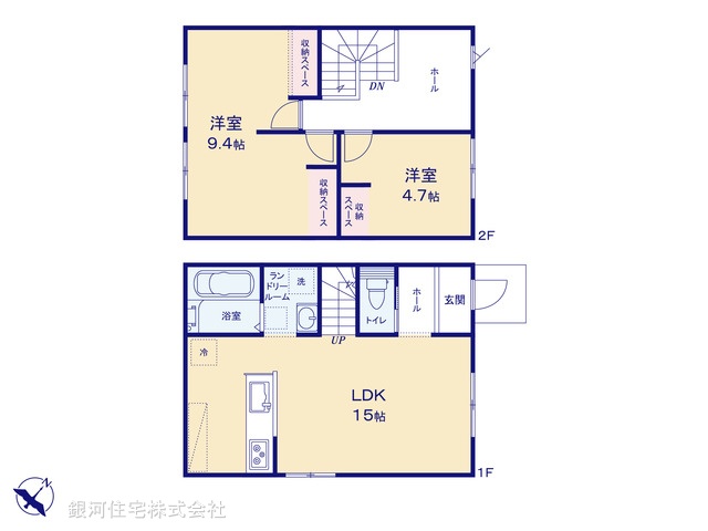 G00389271 千葉県木更津市真舟１丁目 新築一戸建て 2480万円【間取図】