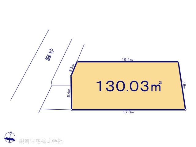 G00389282 東京都日野市百草 土地 3780万円【区画図】