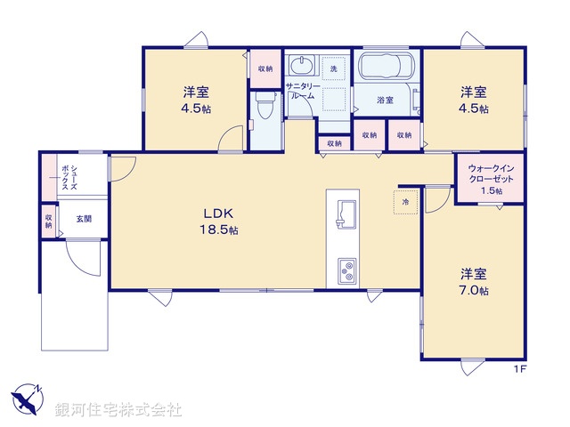 G00389976 千葉県印西市草深 中古一戸建て 4830万円【間取図】