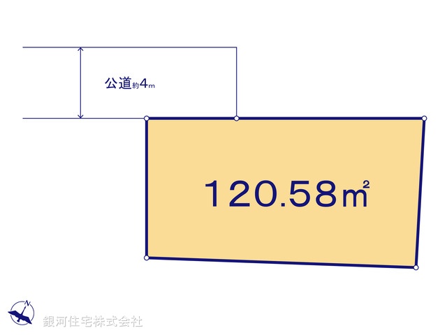 G00390142 埼玉県蓮田市大字黒浜 土地 2590万円【区画図】