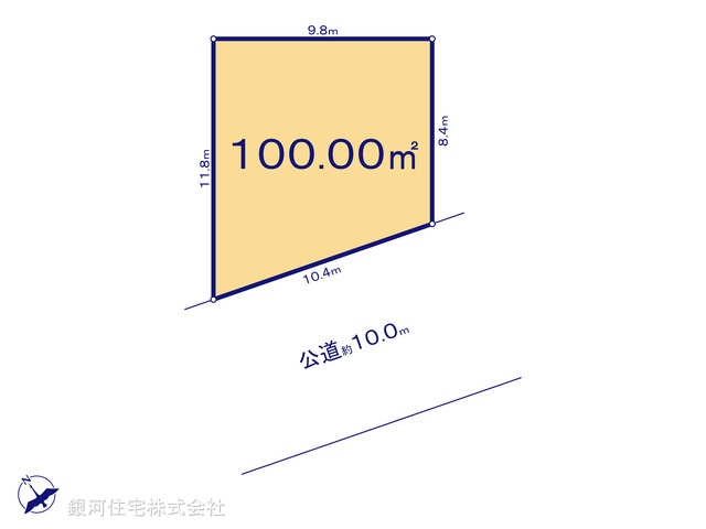 G00390158 東京都杉並区宮前２丁目 土地 9160万円【区画図】