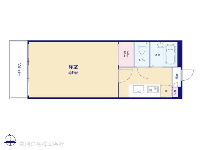 G00390285 東京都江東区亀戸７丁目 中古マンション 1590万円【間取図】