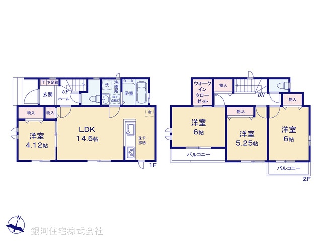 G00390357 埼玉県新座市石神４丁目 新築一戸建て 3590万円【間取図】