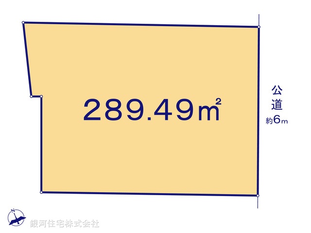 G00390521 千葉県木更津市中央２丁目 土地 3850万円【区画図】