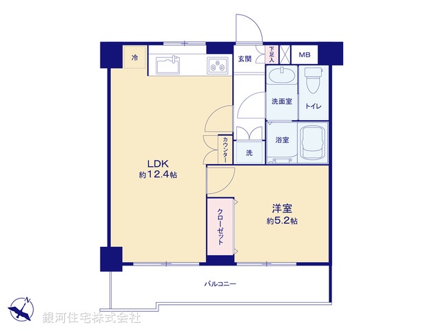 G00390670 東京都足立区西綾瀬１丁目 中古マンション 2399万円【間取図】