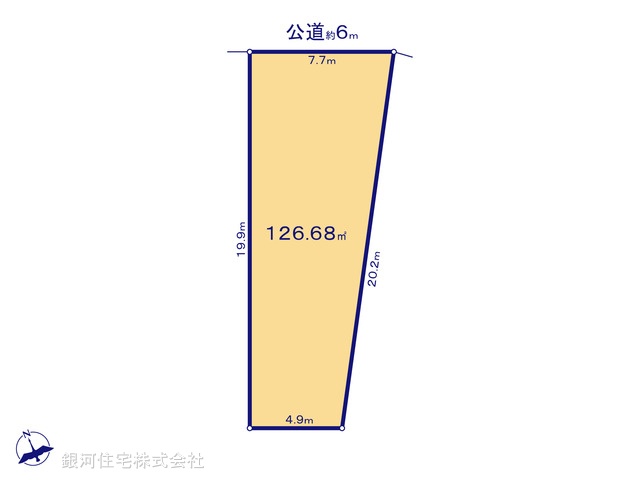 G00390709 埼玉県さいたま市岩槻区東岩槻３丁目 土地(建築条件付土地) 2580万円【区画図】