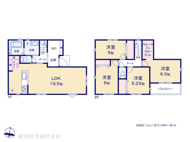 G00390718 神奈川県横須賀市森崎４丁目 新築一戸建て 2990万円【間取図】